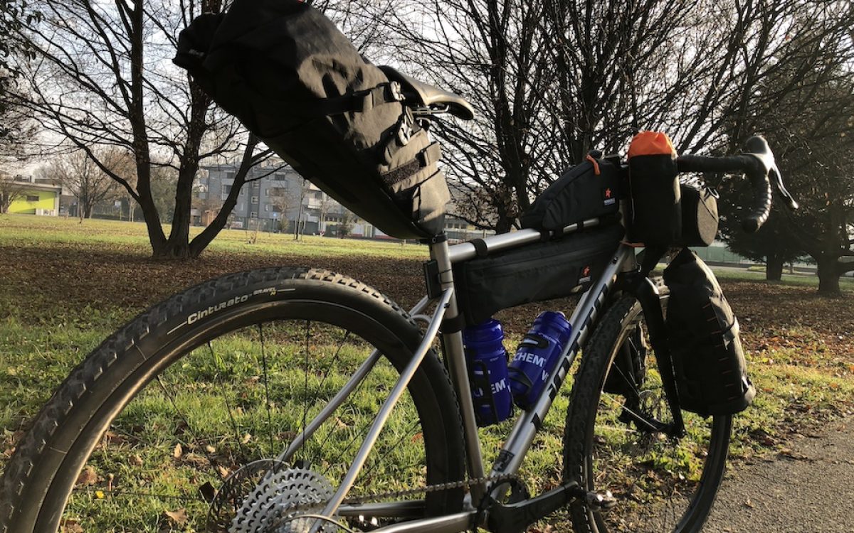 Gravel bike in bike packing sui Colli Berici